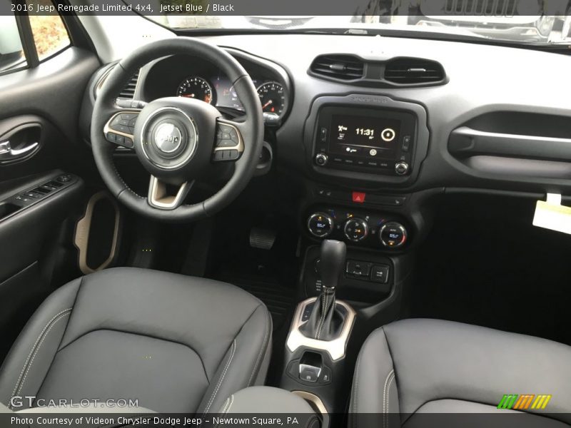 Jetset Blue / Black 2016 Jeep Renegade Limited 4x4