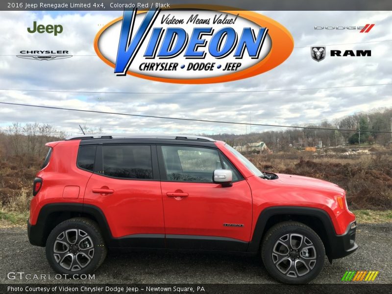 Colorado Red / Black 2016 Jeep Renegade Limited 4x4