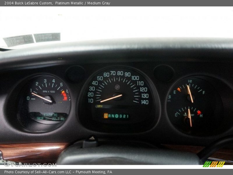 Platinum Metallic / Medium Gray 2004 Buick LeSabre Custom