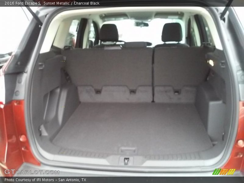 Sunset Metallic / Charcoal Black 2016 Ford Escape S