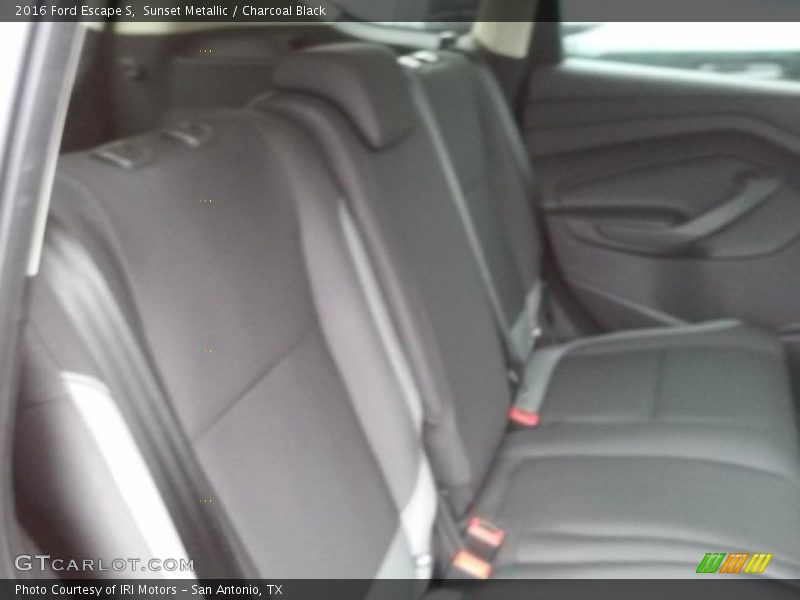 Sunset Metallic / Charcoal Black 2016 Ford Escape S