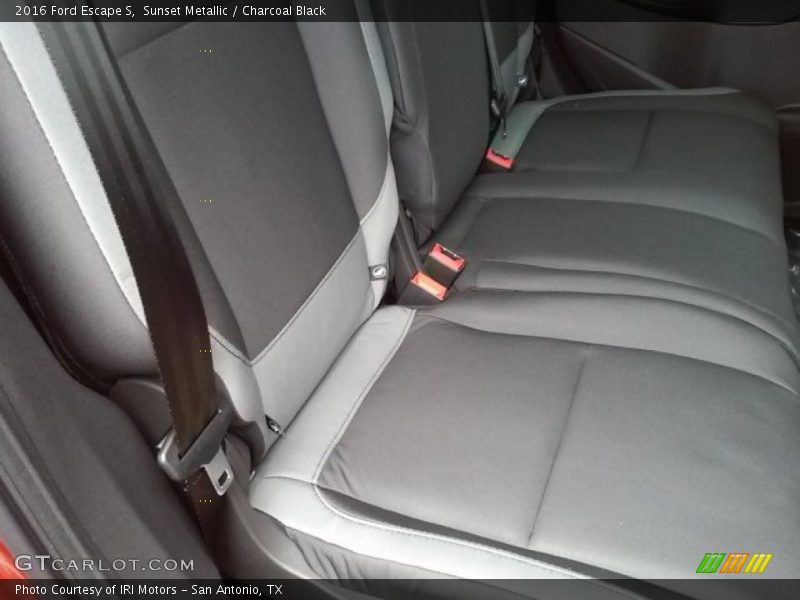 Sunset Metallic / Charcoal Black 2016 Ford Escape S