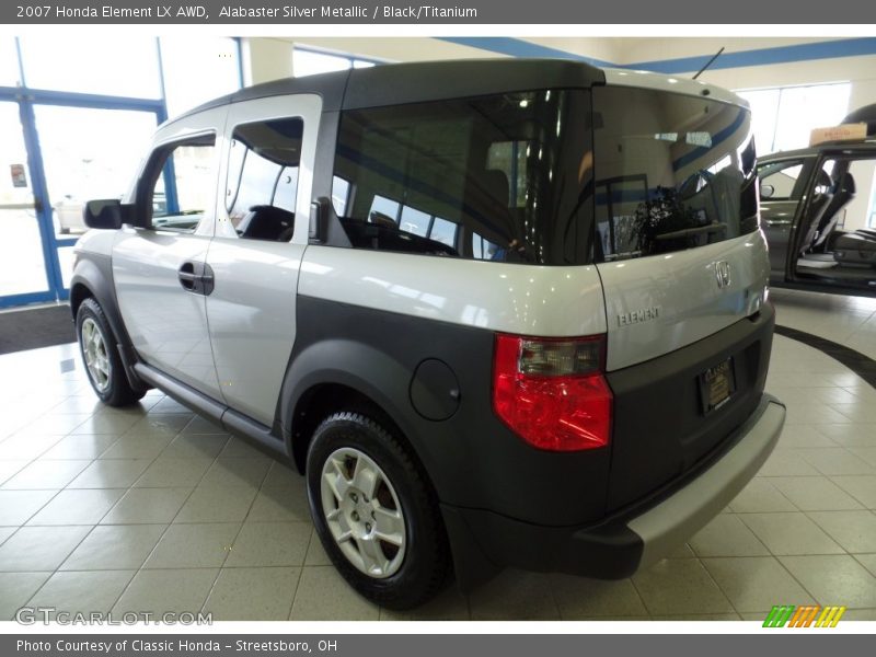 Alabaster Silver Metallic / Black/Titanium 2007 Honda Element LX AWD