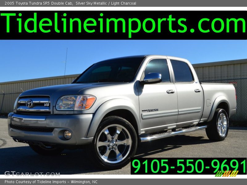 Silver Sky Metallic / Light Charcoal 2005 Toyota Tundra SR5 Double Cab