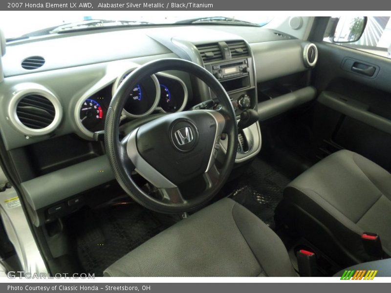 Alabaster Silver Metallic / Black/Titanium 2007 Honda Element LX AWD