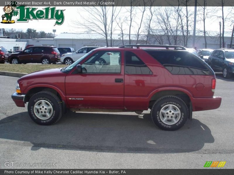Dark Cherry Red Metallic / Graphite 1999 Chevrolet Blazer 4x4