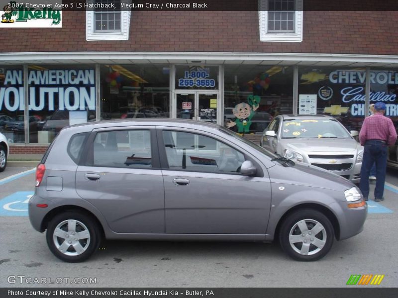 Medium Gray / Charcoal Black 2007 Chevrolet Aveo 5 LS Hatchback