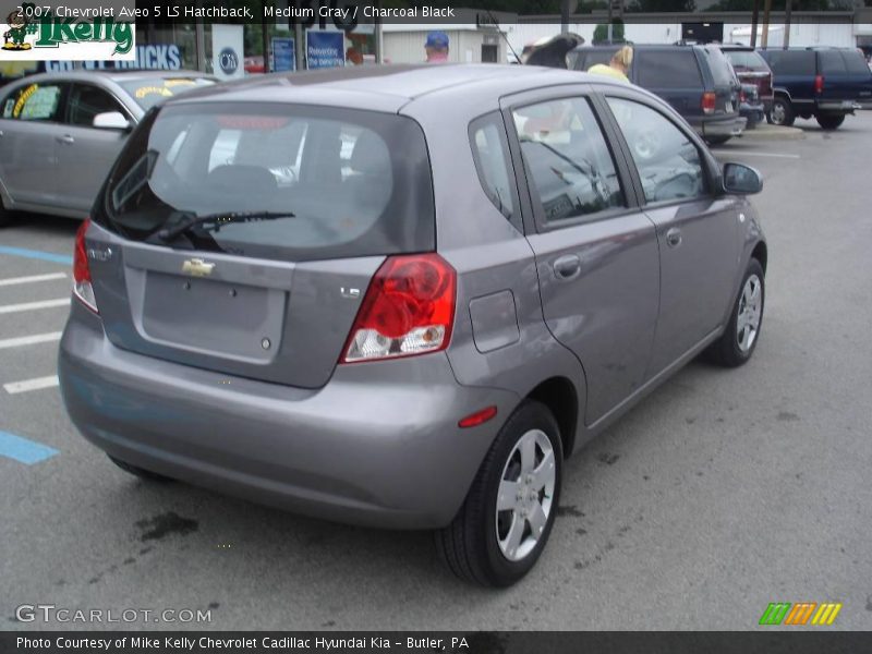 Medium Gray / Charcoal Black 2007 Chevrolet Aveo 5 LS Hatchback