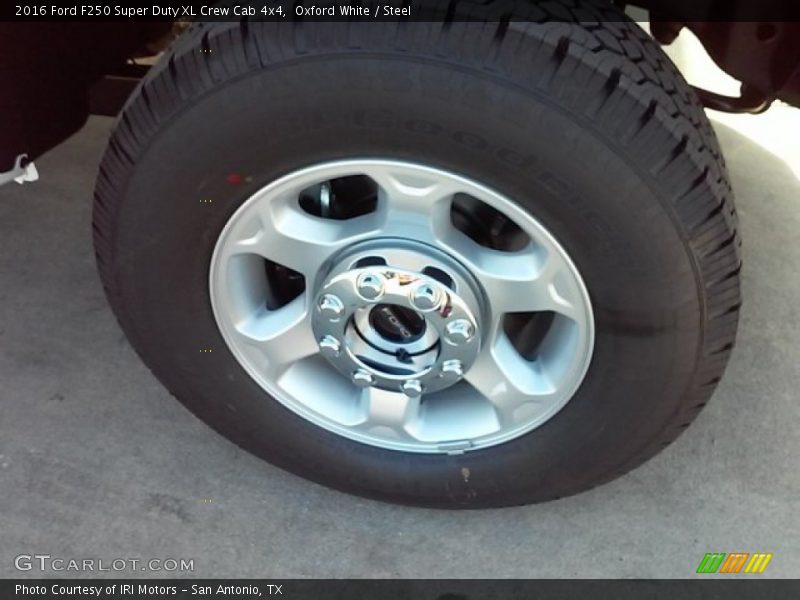 Oxford White / Steel 2016 Ford F250 Super Duty XL Crew Cab 4x4