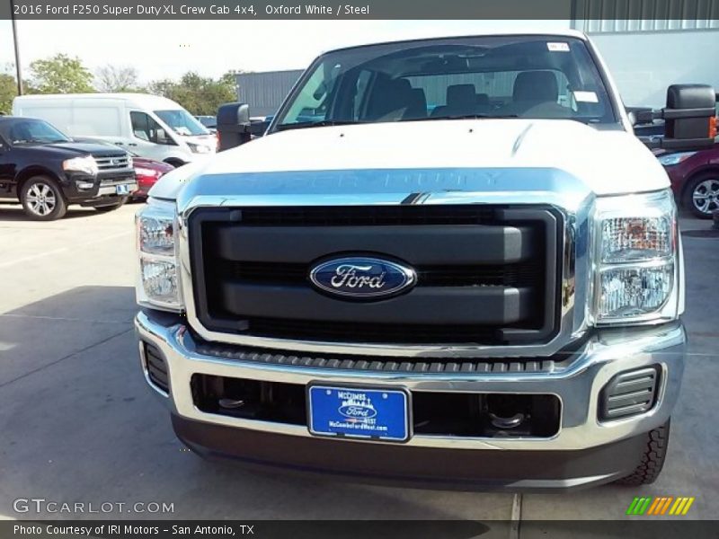 Oxford White / Steel 2016 Ford F250 Super Duty XL Crew Cab 4x4