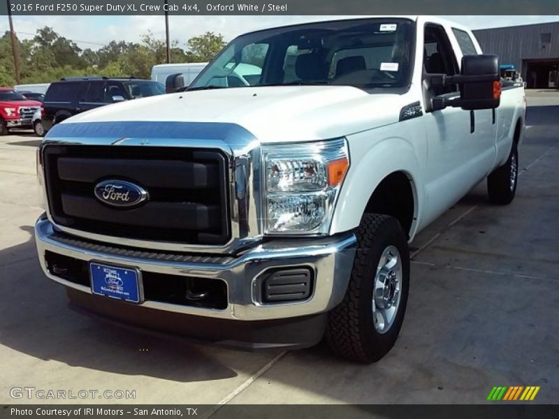 Oxford White / Steel 2016 Ford F250 Super Duty XL Crew Cab 4x4