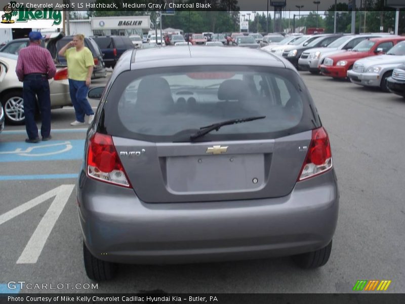 Medium Gray / Charcoal Black 2007 Chevrolet Aveo 5 LS Hatchback