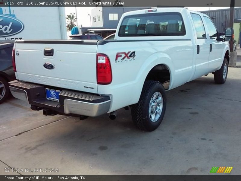 Oxford White / Steel 2016 Ford F250 Super Duty XL Crew Cab 4x4