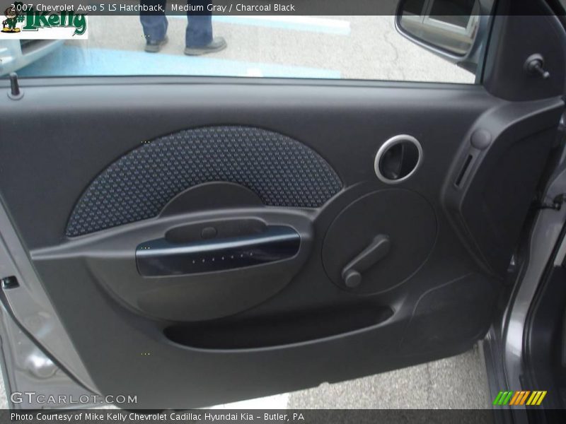 Medium Gray / Charcoal Black 2007 Chevrolet Aveo 5 LS Hatchback