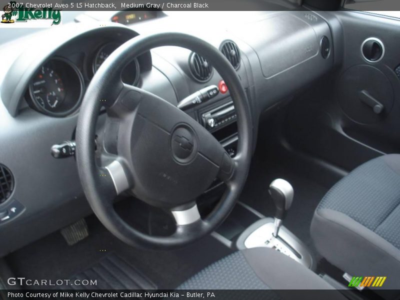 Medium Gray / Charcoal Black 2007 Chevrolet Aveo 5 LS Hatchback