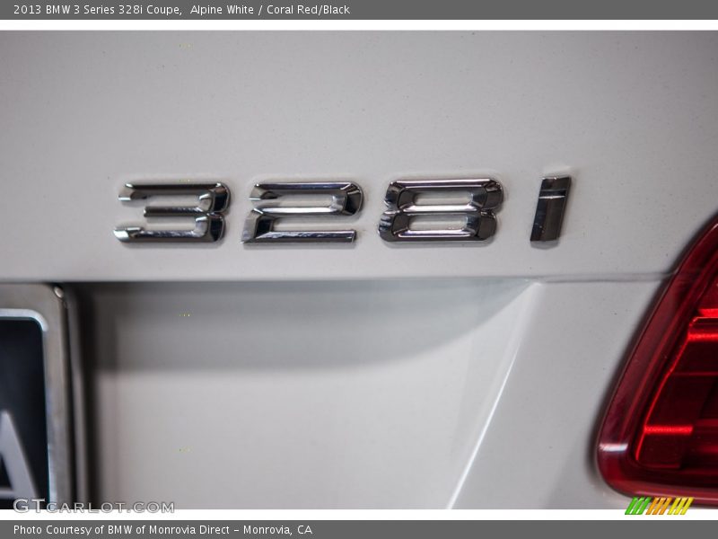 Alpine White / Coral Red/Black 2013 BMW 3 Series 328i Coupe