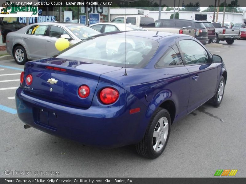 Laser Blue Metallic / Gray 2007 Chevrolet Cobalt LS Coupe