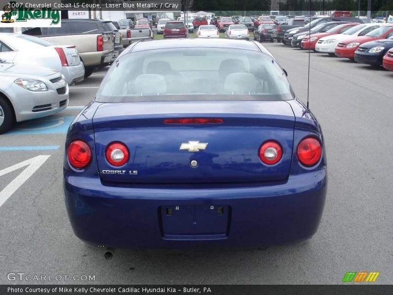 Laser Blue Metallic / Gray 2007 Chevrolet Cobalt LS Coupe