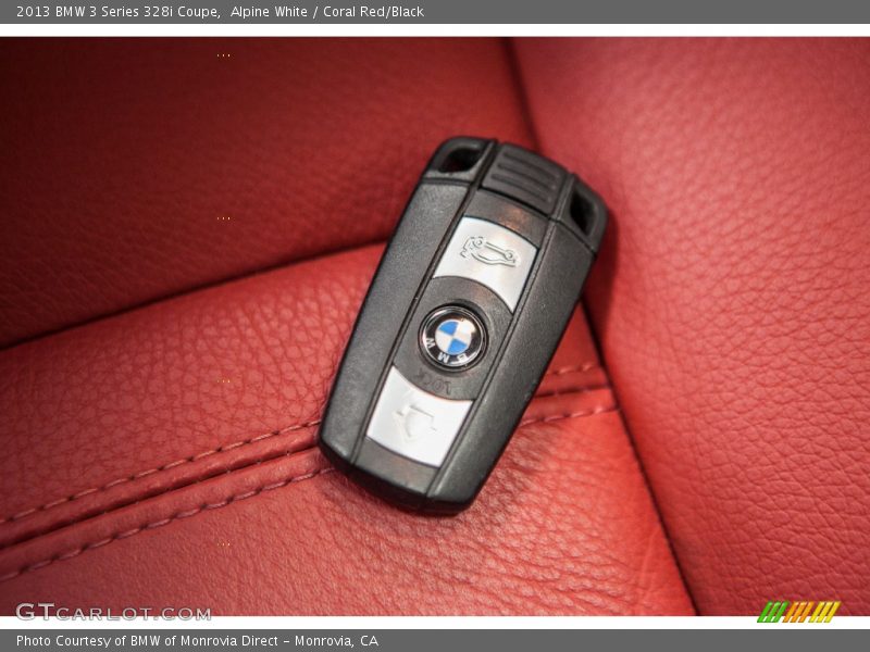 Alpine White / Coral Red/Black 2013 BMW 3 Series 328i Coupe