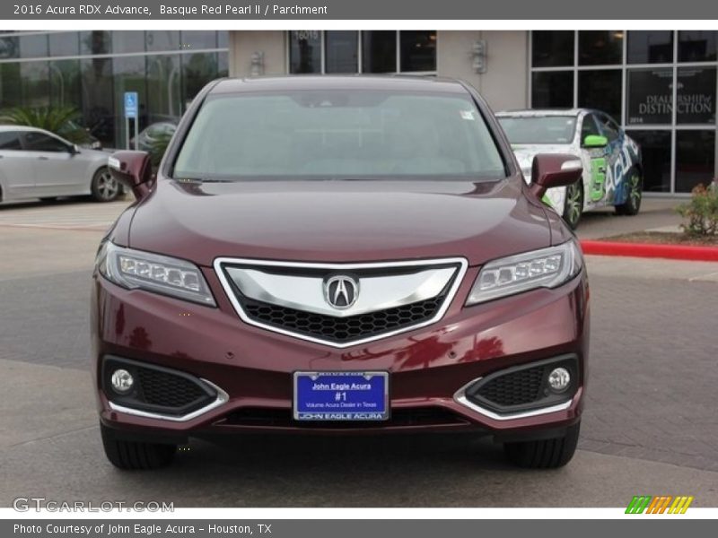 Basque Red Pearl II / Parchment 2016 Acura RDX Advance