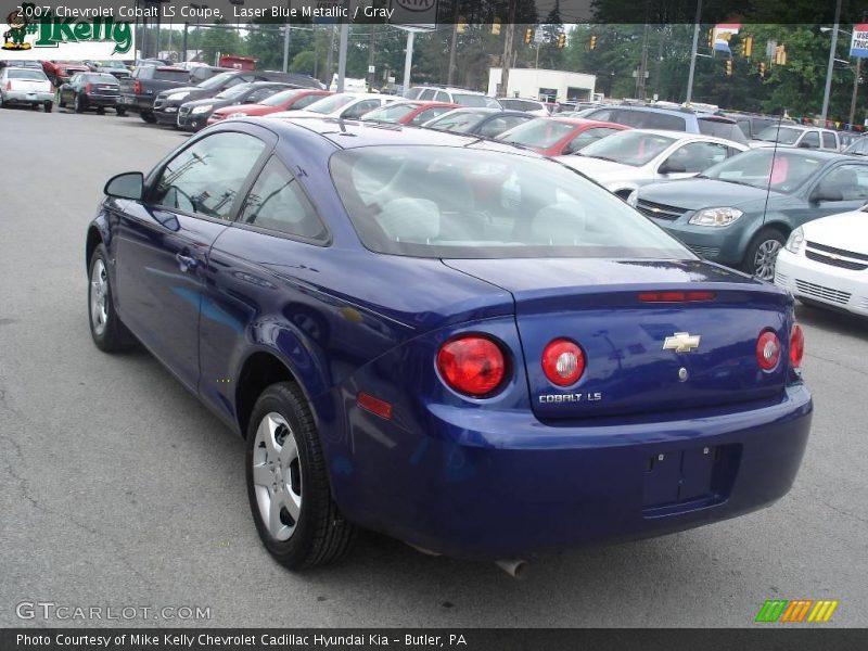 Laser Blue Metallic / Gray 2007 Chevrolet Cobalt LS Coupe