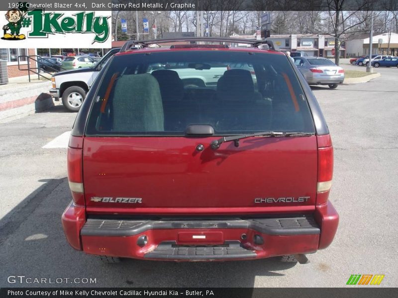 Dark Cherry Red Metallic / Graphite 1999 Chevrolet Blazer 4x4