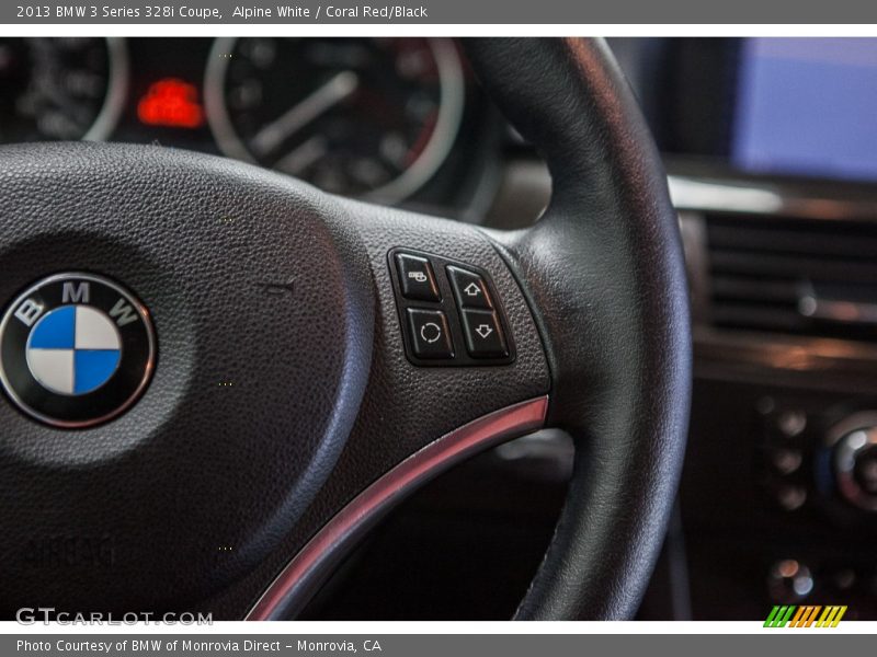 Alpine White / Coral Red/Black 2013 BMW 3 Series 328i Coupe