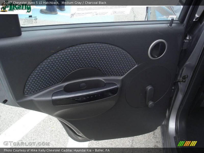 Medium Gray / Charcoal Black 2007 Chevrolet Aveo 5 LS Hatchback