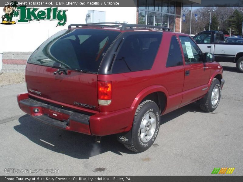Dark Cherry Red Metallic / Graphite 1999 Chevrolet Blazer 4x4