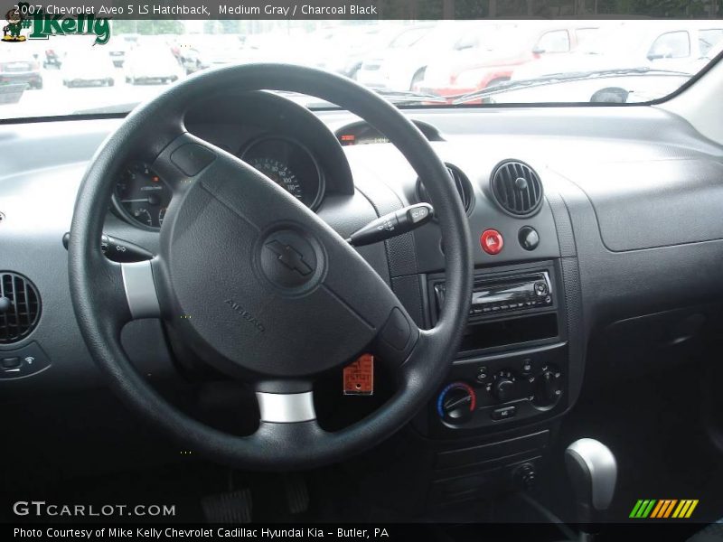 Medium Gray / Charcoal Black 2007 Chevrolet Aveo 5 LS Hatchback