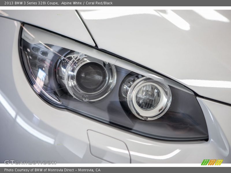 Alpine White / Coral Red/Black 2013 BMW 3 Series 328i Coupe