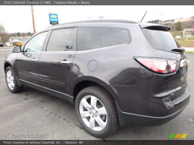 Tungsten Metallic / Ebony 2016 Chevrolet Traverse LT AWD