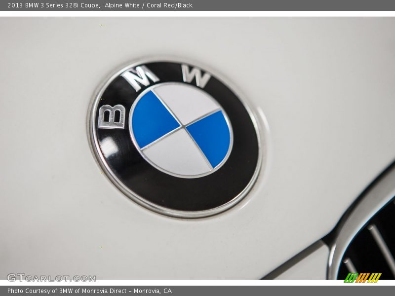 Alpine White / Coral Red/Black 2013 BMW 3 Series 328i Coupe