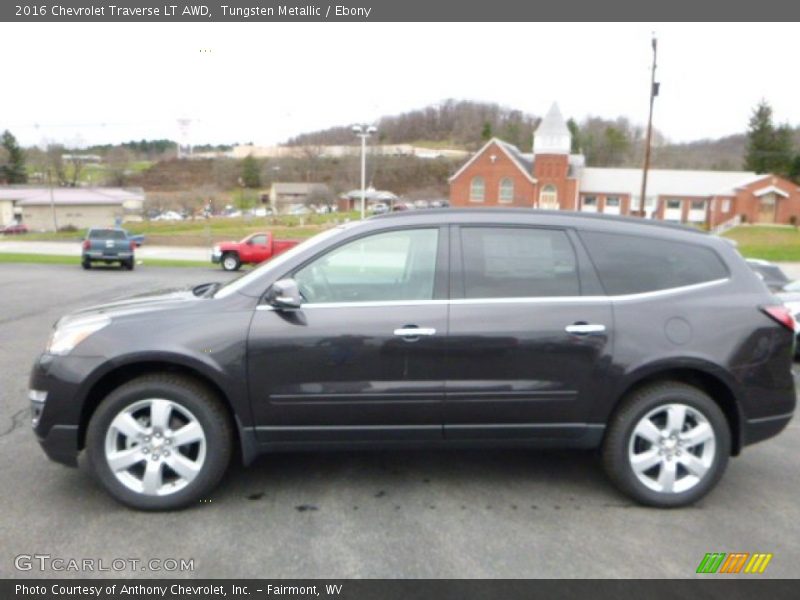 Tungsten Metallic / Ebony 2016 Chevrolet Traverse LT AWD