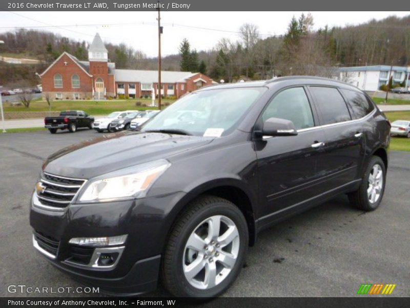 Tungsten Metallic / Ebony 2016 Chevrolet Traverse LT AWD