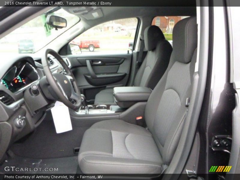 Tungsten Metallic / Ebony 2016 Chevrolet Traverse LT AWD