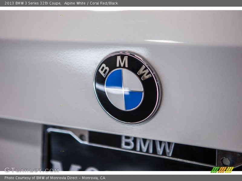 Alpine White / Coral Red/Black 2013 BMW 3 Series 328i Coupe