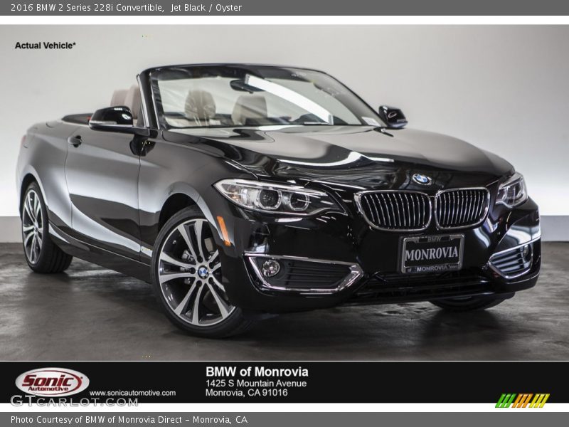 Jet Black / Oyster 2016 BMW 2 Series 228i Convertible