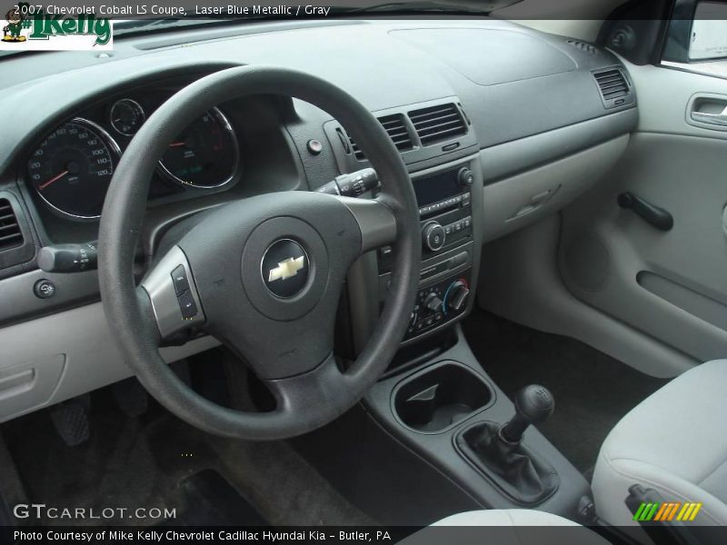 Laser Blue Metallic / Gray 2007 Chevrolet Cobalt LS Coupe