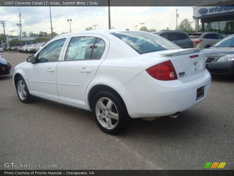 Summit White / Gray 2007 Chevrolet Cobalt LT Sedan