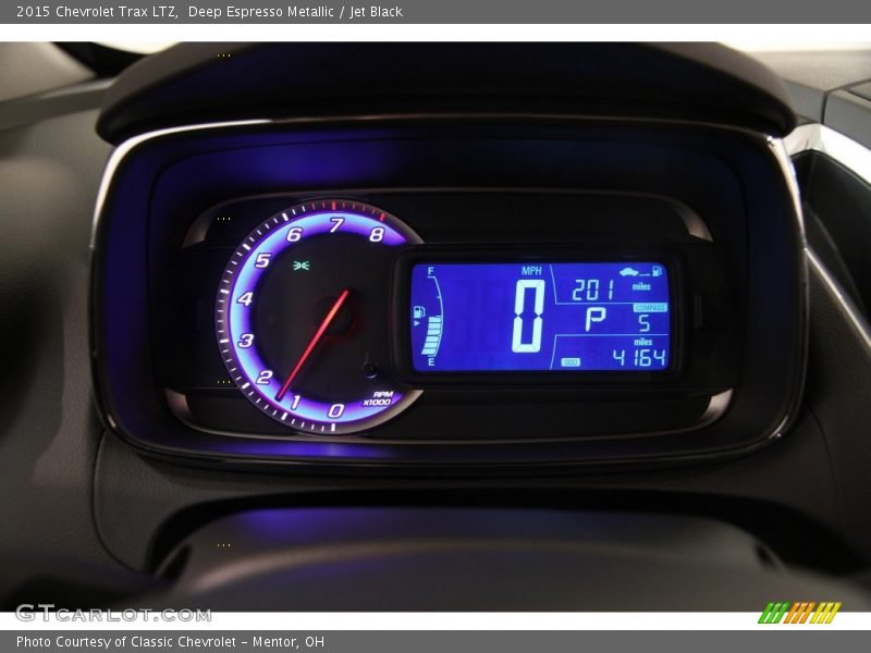 Deep Espresso Metallic / Jet Black 2015 Chevrolet Trax LTZ