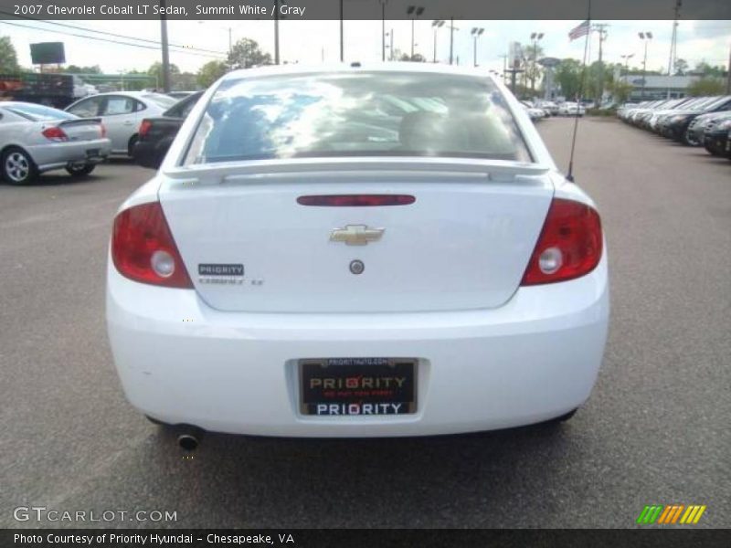 Summit White / Gray 2007 Chevrolet Cobalt LT Sedan