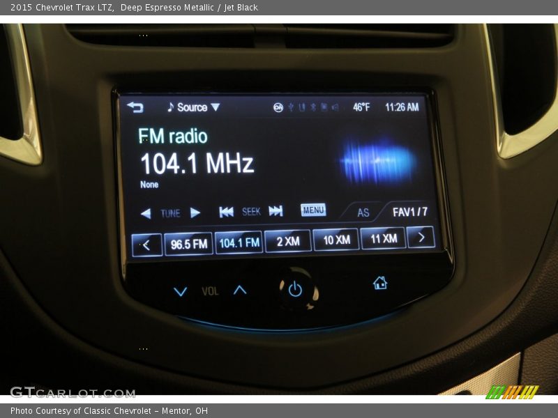 Deep Espresso Metallic / Jet Black 2015 Chevrolet Trax LTZ