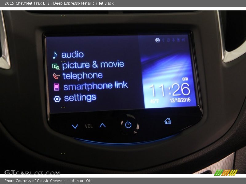 Deep Espresso Metallic / Jet Black 2015 Chevrolet Trax LTZ
