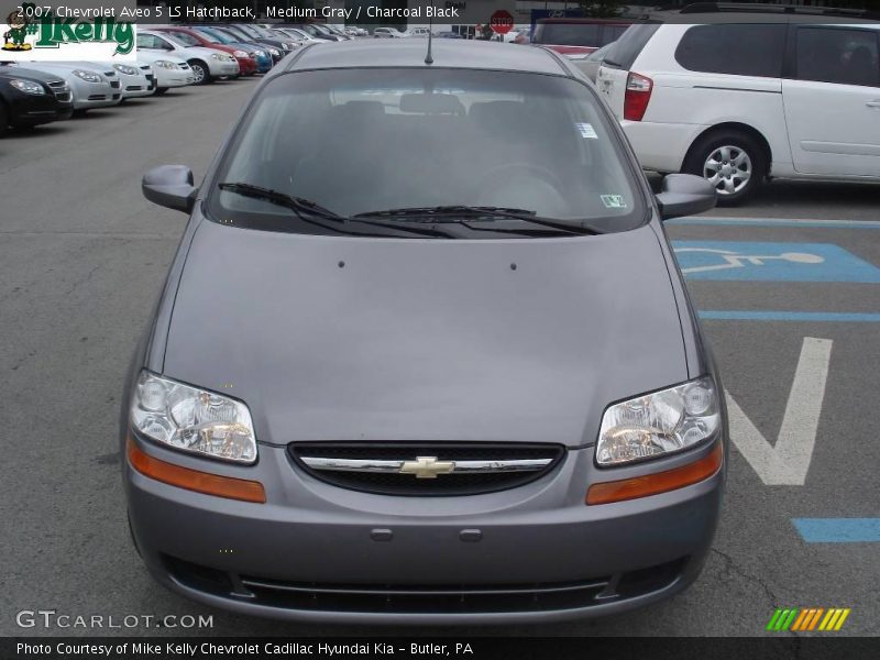 Medium Gray / Charcoal Black 2007 Chevrolet Aveo 5 LS Hatchback