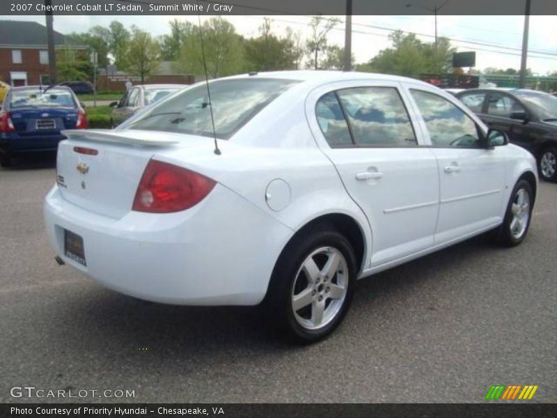 Summit White / Gray 2007 Chevrolet Cobalt LT Sedan