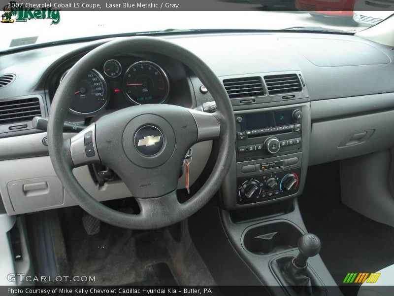 Laser Blue Metallic / Gray 2007 Chevrolet Cobalt LS Coupe