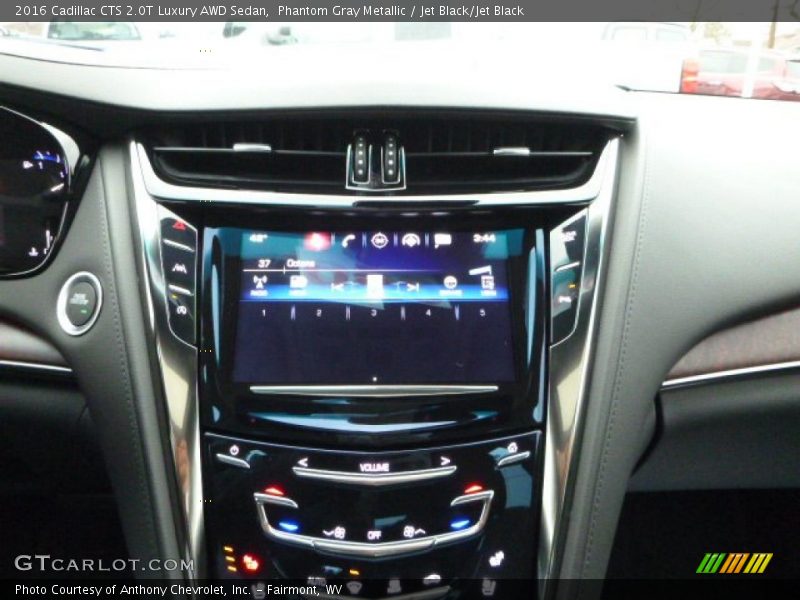 Phantom Gray Metallic / Jet Black/Jet Black 2016 Cadillac CTS 2.0T Luxury AWD Sedan