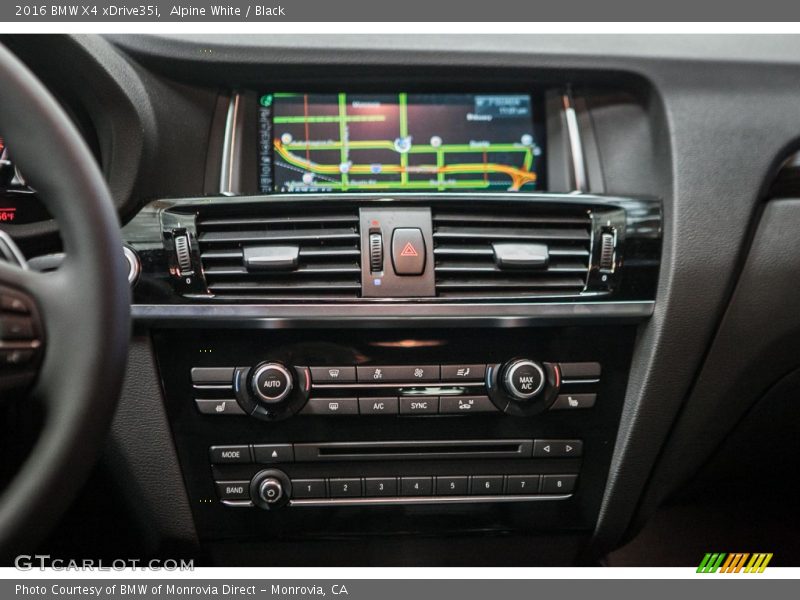 Alpine White / Black 2016 BMW X4 xDrive35i