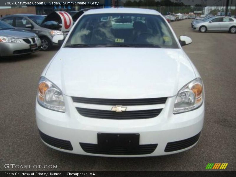 Summit White / Gray 2007 Chevrolet Cobalt LT Sedan